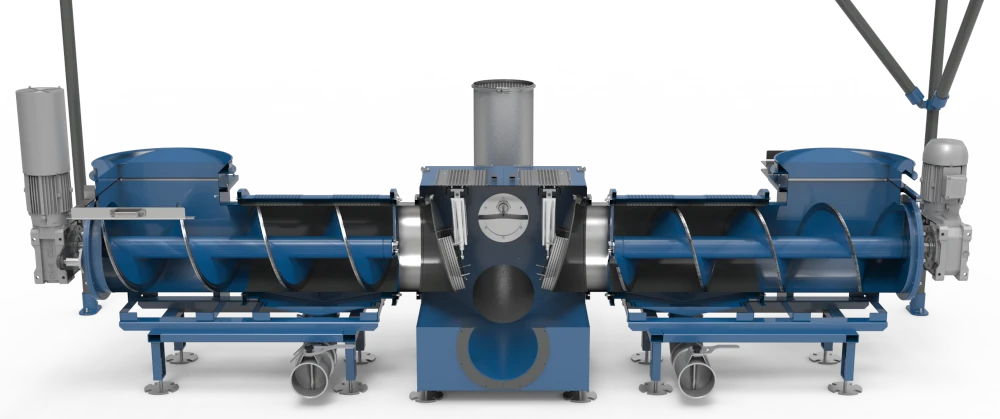 Recycling System Screw Mix