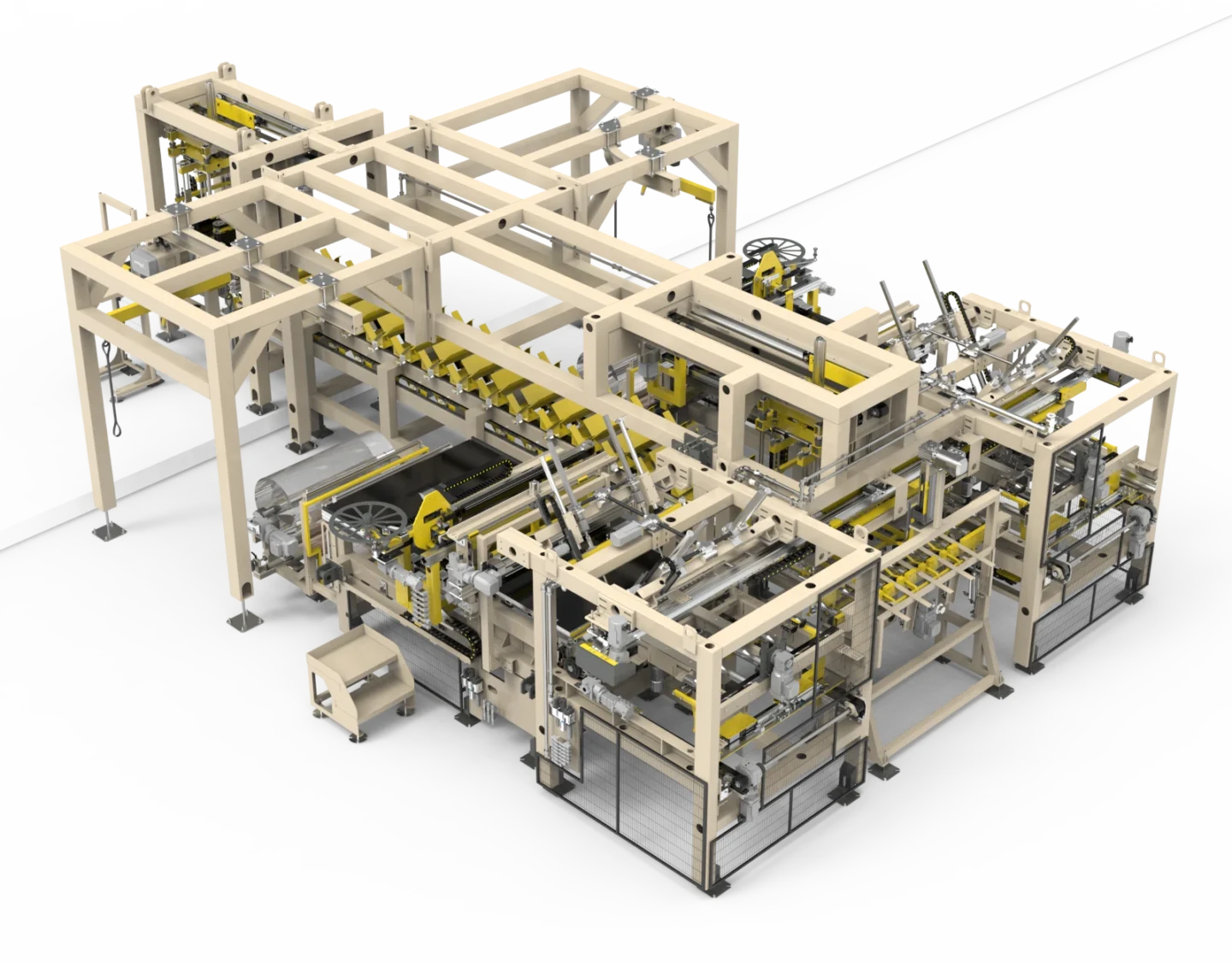 Facing and lamination lines