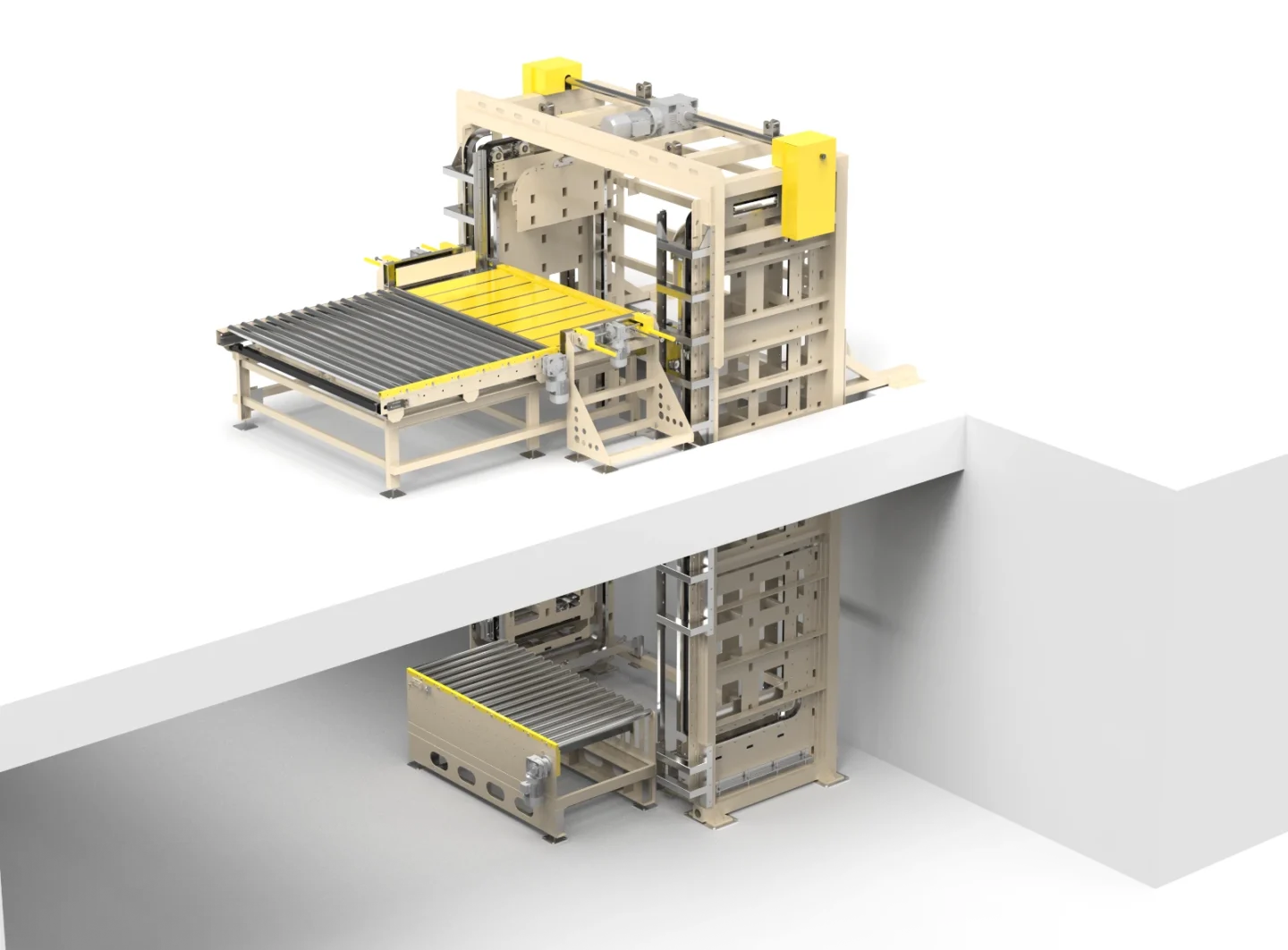 Board stackers for streamlined material handling